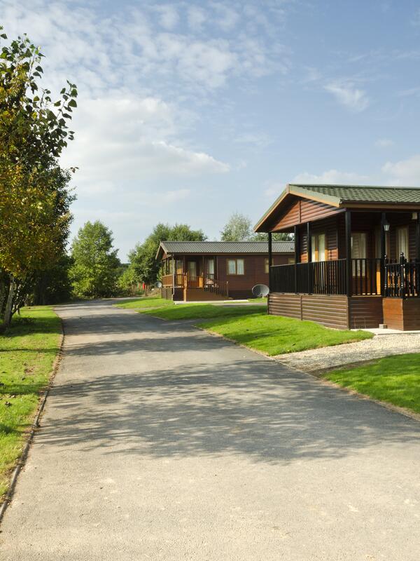 Self catering lodges at Arrow Bank Herefordshire