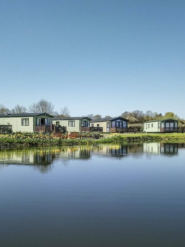 The lake at Arrow Bank Country Holiday Park, Herefordshire photo