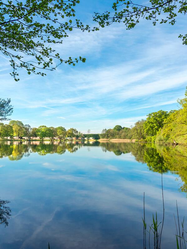 Holiday homes for sale on 5 star caravan parks - lake shot