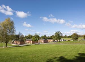 Overlooking holiday lodges at Arrow Bank Country Holiday Park photo