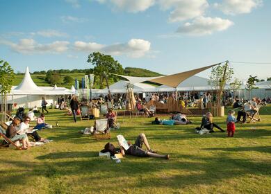 Hay festival near Discover Parks