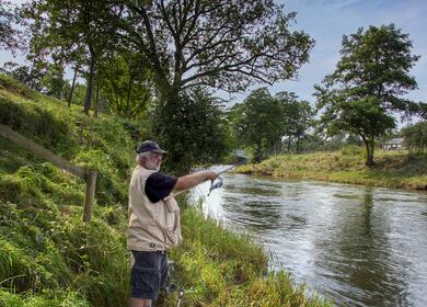 Fishing on the River Teme photo