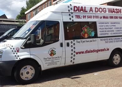 dog grooming service available at Arrow Bank