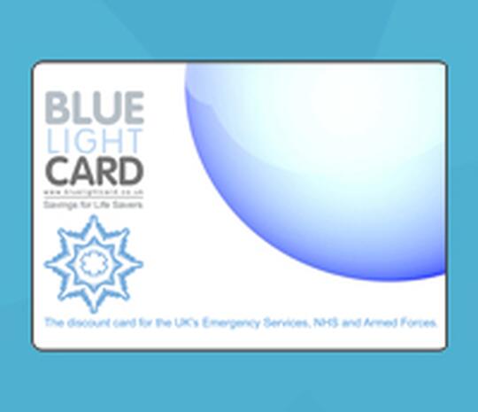 Blue Light card discount scheme image
