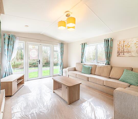 Holiday home for sale on 5 star caravan park. Willerby Avonmore. Lounge photo