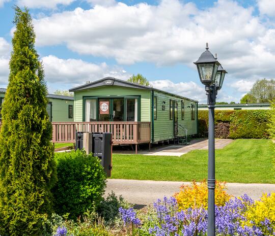 ABI Beverley for sale at Arrow Bank Country Holiday Park, Herefordshire. Exterior photo