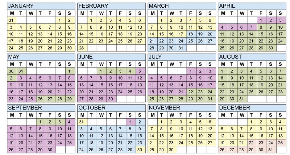 self-catering holidays at Arrow Bank Herefordshire seasonal price variations table