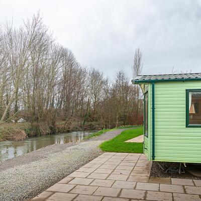 ABI Clarendon holiday home for sale at riverside holiday park - plot photo