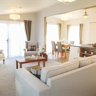 Sunseeker Sensation for sale at Discover Parks - living area photo
