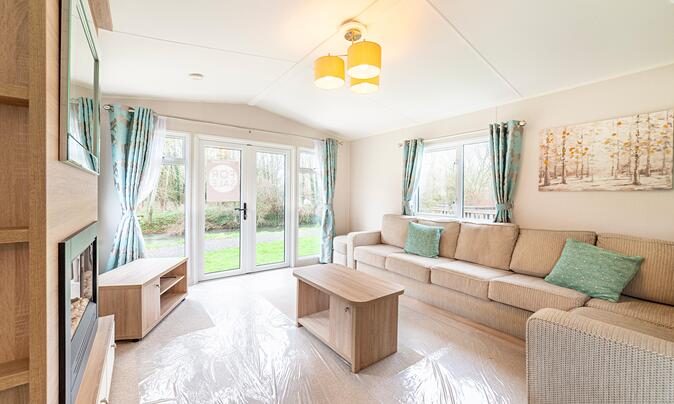 Holiday home for sale on 5 star caravan park. Willerby Avonmore. Lounge photo