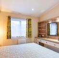 BK Sherborne for sale on 5 star caravan park in Herefordshire - master bedroom photo